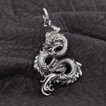 Vintage Chinese Dragon Necklace (Sterling Silver)