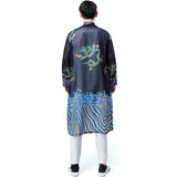 Vintage Kimono with a Dragon (black)