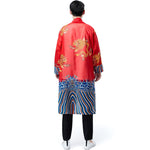Vintage Kimono with a Dragon (red)