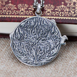Yin Yang Dragon Tiger Pendant (Sterling Silver)